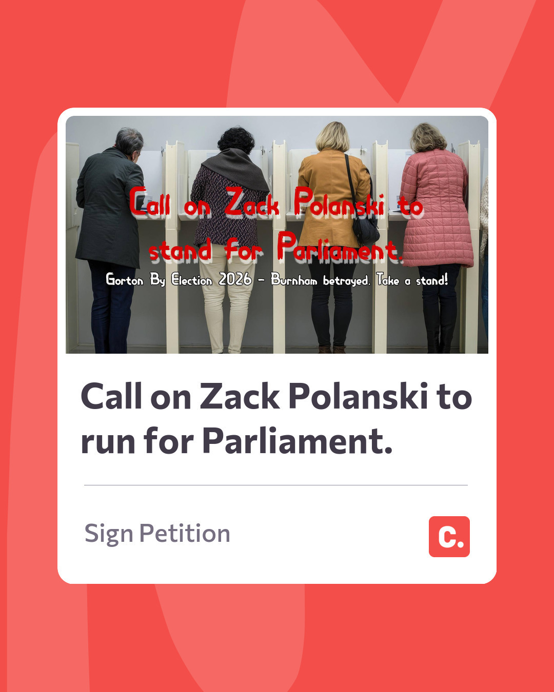 Zack Polanski campaign image